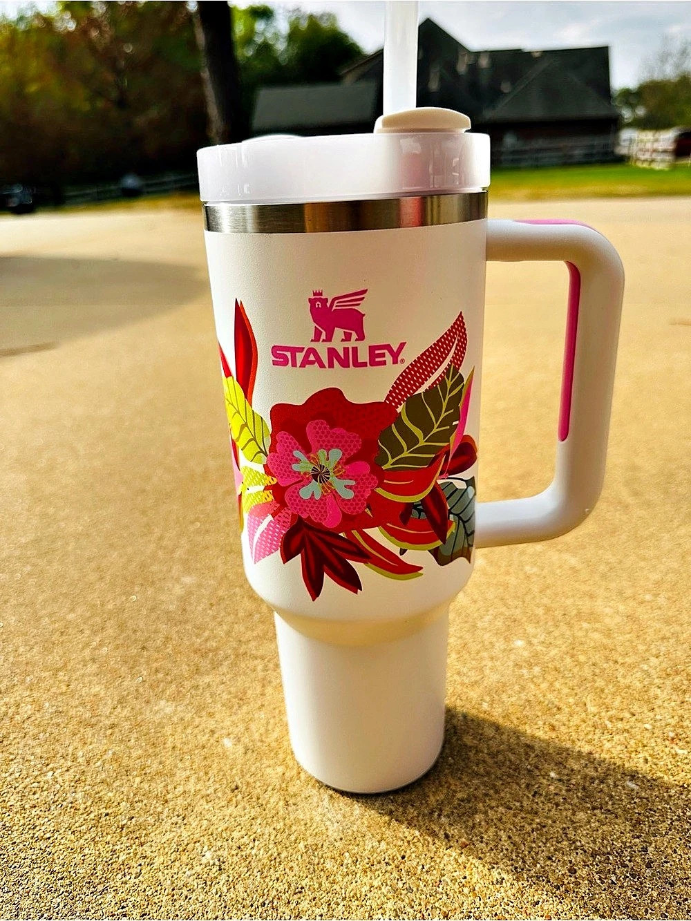 Stanley Quencher H2.0 FlowState Tumbler 40 oz (Frost Tropic / Mother's Day